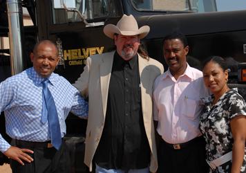 Michael W. Helvey and the Representatives from Tanzania